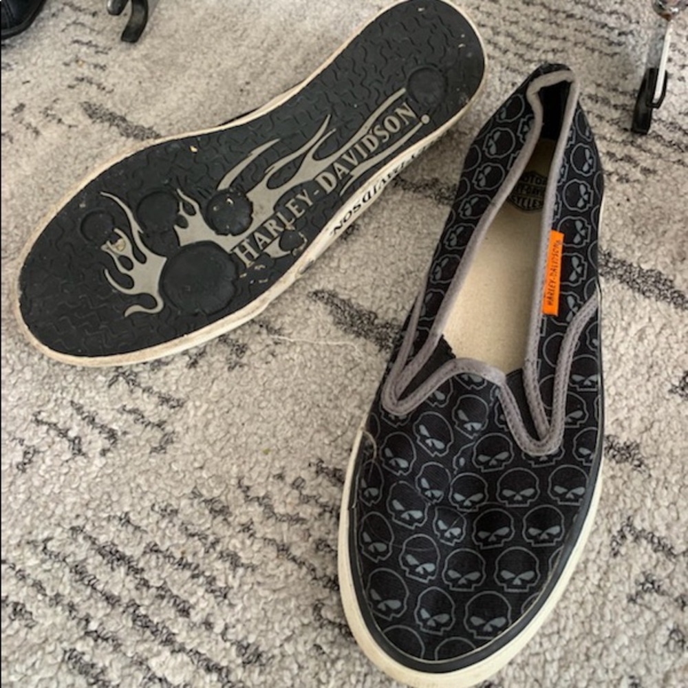 Harley Davidson slip-on shoes